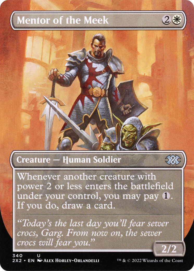 Magic: The Gathering - Mentor of the Meek Foil - Double Masters 2022