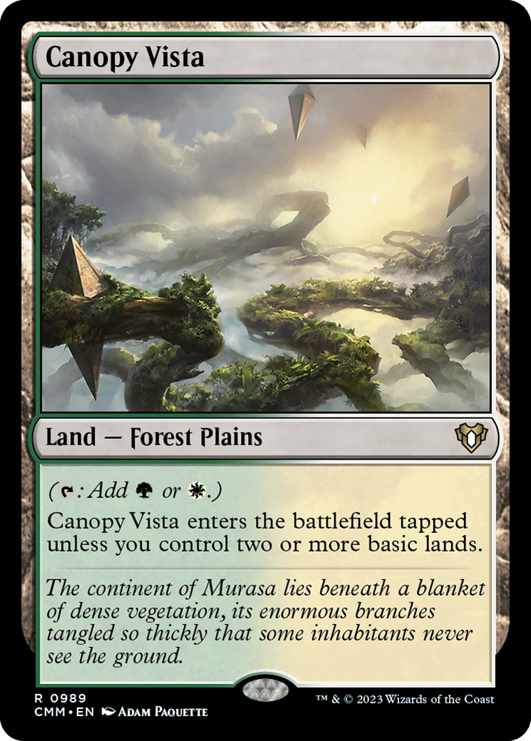 Magic: The Gathering - Canopy Vista - Commander Masters