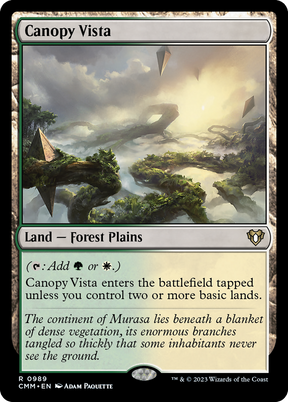 Magic: The Gathering - Canopy Vista - Commander Masters