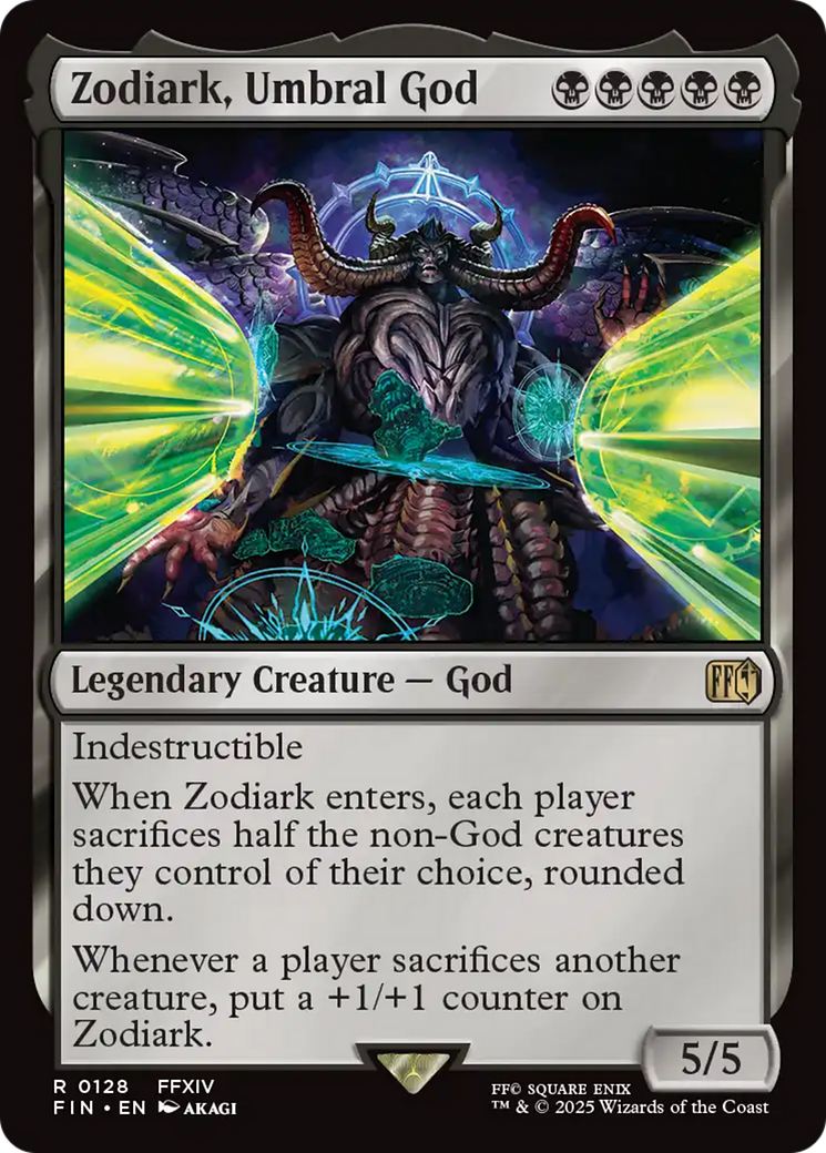 Magic: The Gathering - Zodiark, Umbral God Foil - Final Fantasy