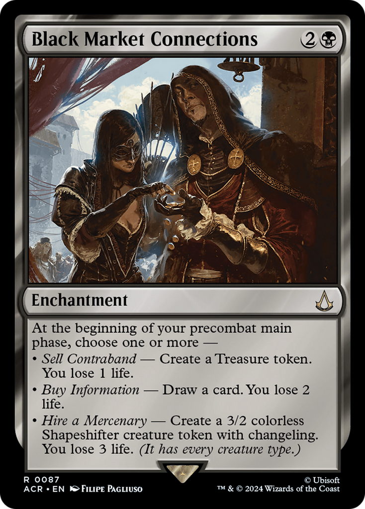 Magic: The Gathering - Black Market Connections Foil - Assassin's Creed