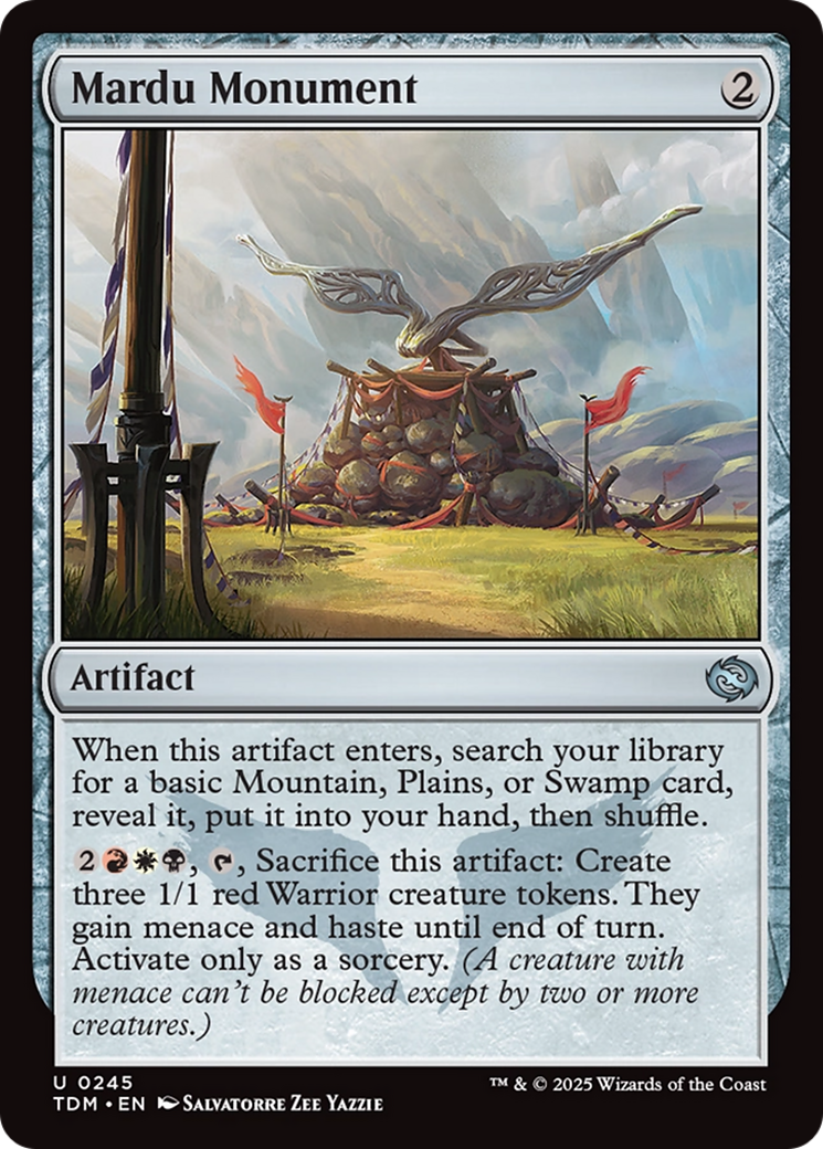 Magic: The Gathering - Mardu Monument - Tarkir: Dragonstorm