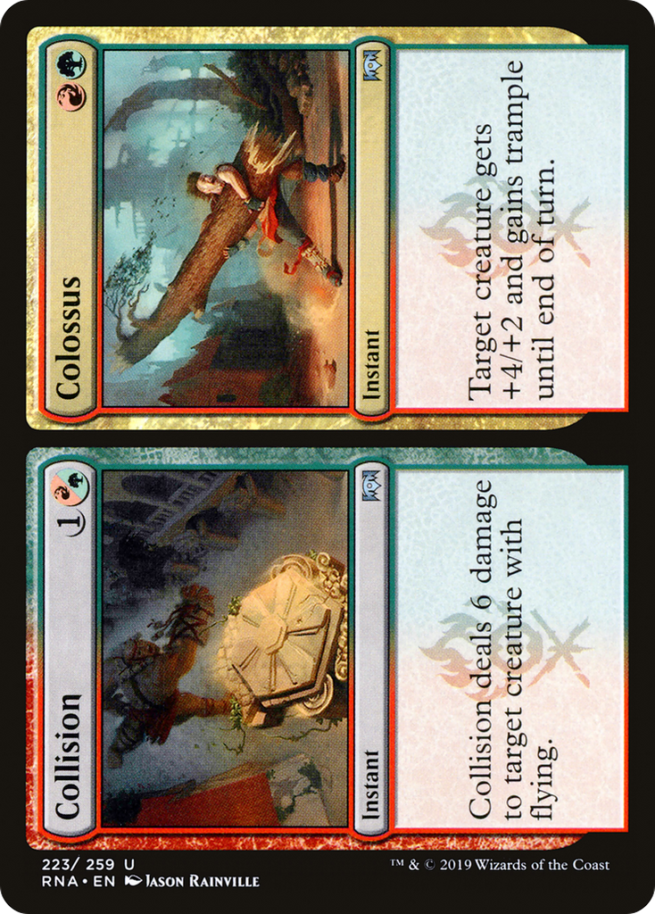 Magic: The Gathering - Collision // Colossus Foil - Ravnica Allegiance