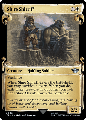 Magic: The Gathering - Shire Shirriff - The Lord of the Rings: Tales of Middle-earth