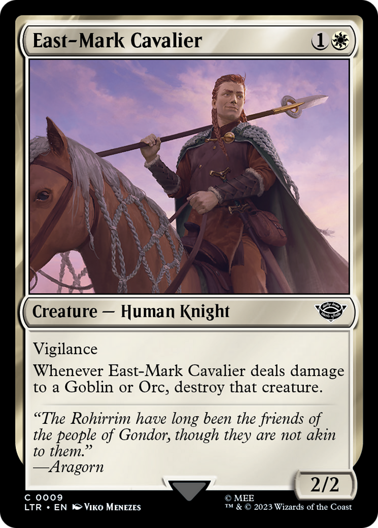 Magic: The Gathering - East-Mark Cavalier - The Lord of the Rings: Tales of Middle-earth