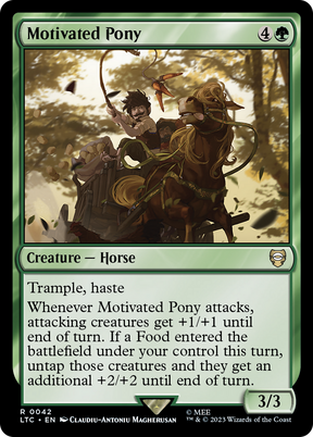 Magic: The Gathering - Motivated Pony - Tales of Middle-earth Commander