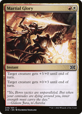 Magic: The Gathering - Martial Glory Foil - Double Masters 2022
