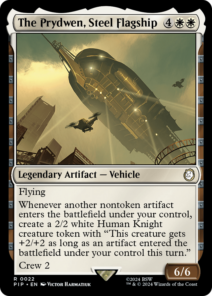 Magic: The Gathering - The Prydwen, Steel Flagship Foil - Fallout