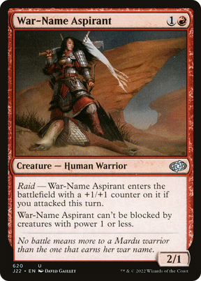Magic: The Gathering - War-Name Aspirant - Jumpstart 2022