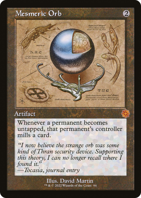 Magic: The Gathering - Mesmeric Orb - The Brothers' War Retro Artifacts