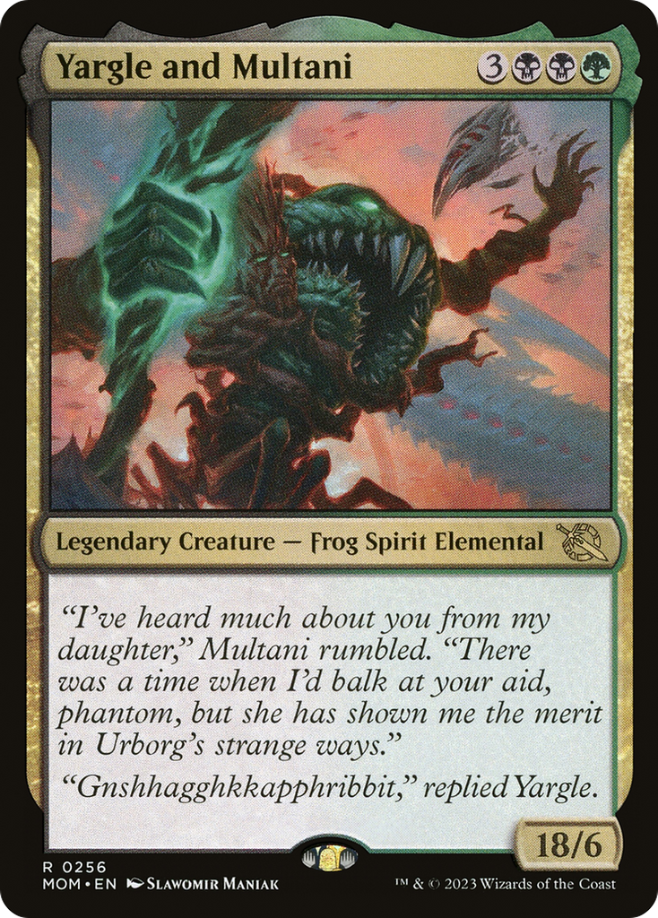 Magic: The Gathering - Yargle and Multani Foil - March of the Machine