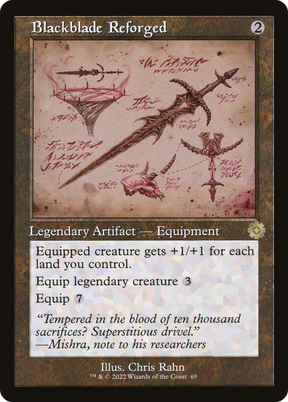 Magic: The Gathering - Blackblade Reforged - The Brothers' War Retro Artifacts