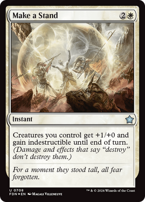 Magic: The Gathering - Make a Stand Foil - Foundations