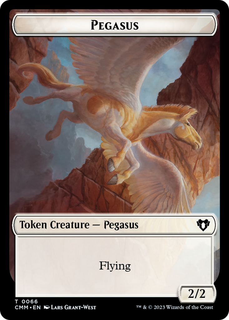 Magic: The Gathering - Pegasus Token - Commander Masters Tokens