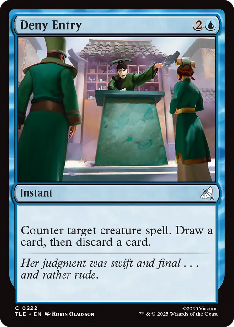 Magic: The Gathering - Deny Entry Foil - Avatar: The Last Airbender Eternal