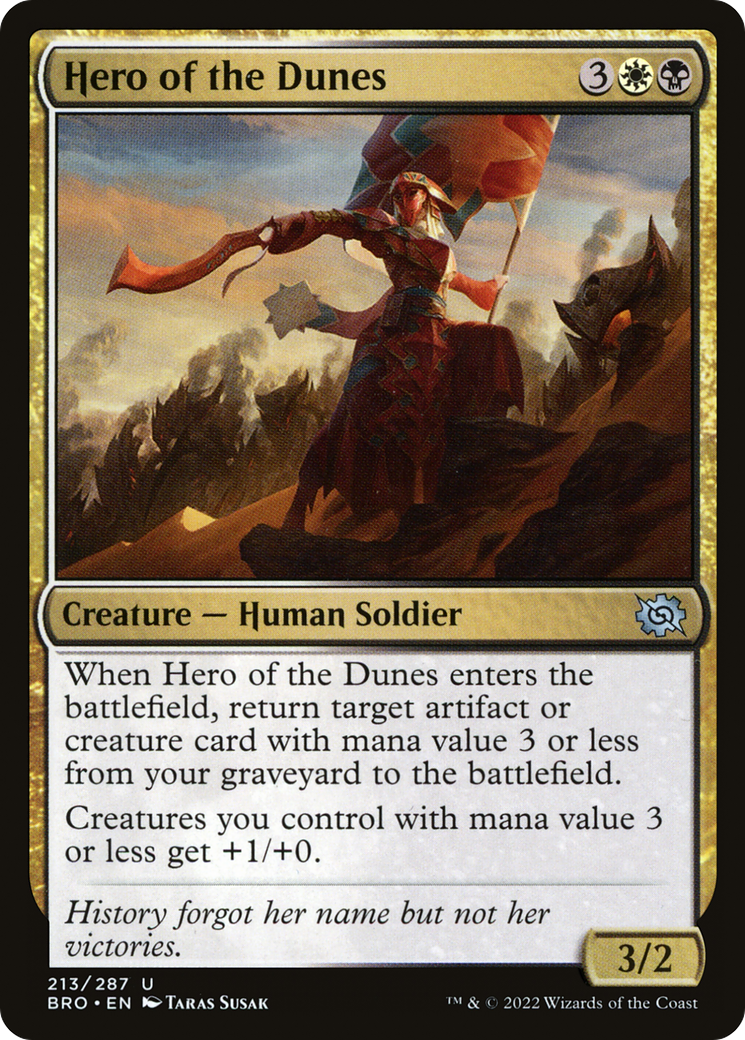 Magic: The Gathering - Hero of the Dunes Foil - The Brothers' War