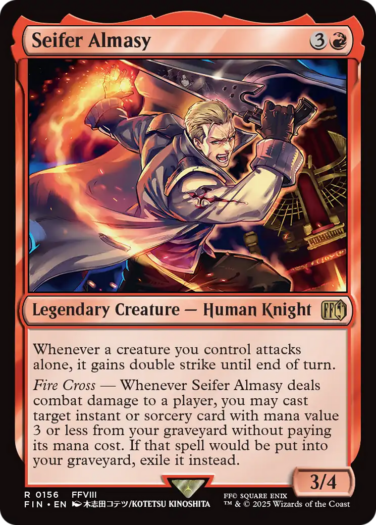 Magic: The Gathering - Seifer Almasy Foil - Final Fantasy