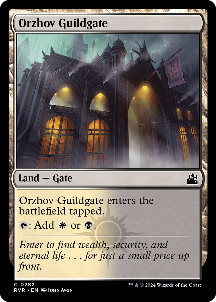 Magic: The Gathering - Orzhov Guildgate Foil - Ravnica Remastered
