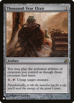 Magic: The Gathering - Thousand-Year Elixir - The List