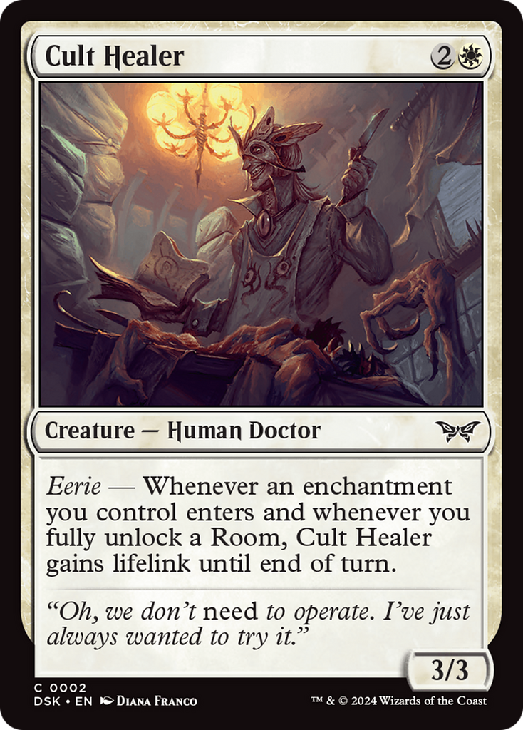 Magic: The Gathering - Cult Healer - Duskmourn: House of Horror