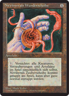 Magic: The Gathering - Nevinyrrals Wunderscheibe - Foreign Black Border