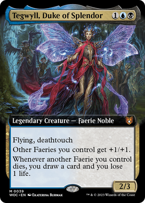 Magic: The Gathering - Tegwyll, Duke of Splendor Foil - Wilds of Eldraine Commander