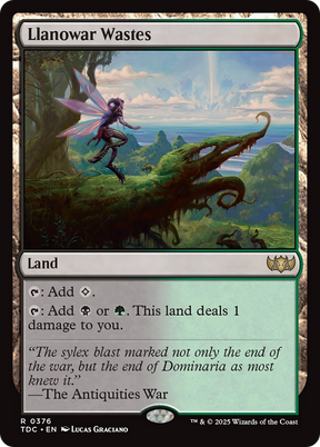 Magic: The Gathering - Llanowar Wastes - Tarkir: Dragonstorm Commander