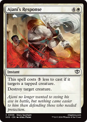 Magic: The Gathering - Ajani's Response - Secrets of Strixhaven