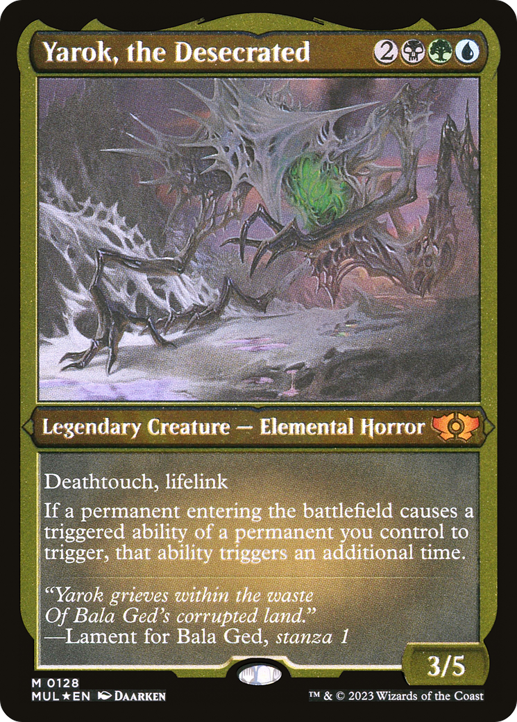 Magic: The Gathering - Yarok, the Desecrated Foil - Multiverse Legends