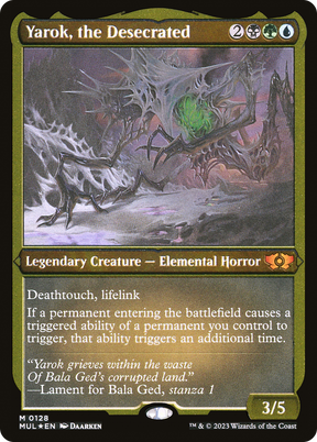 Magic: The Gathering - Yarok, the Desecrated Foil - Multiverse Legends