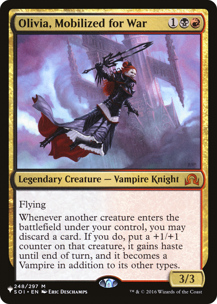 Magic: The Gathering - Olivia, Mobilized for War - The List