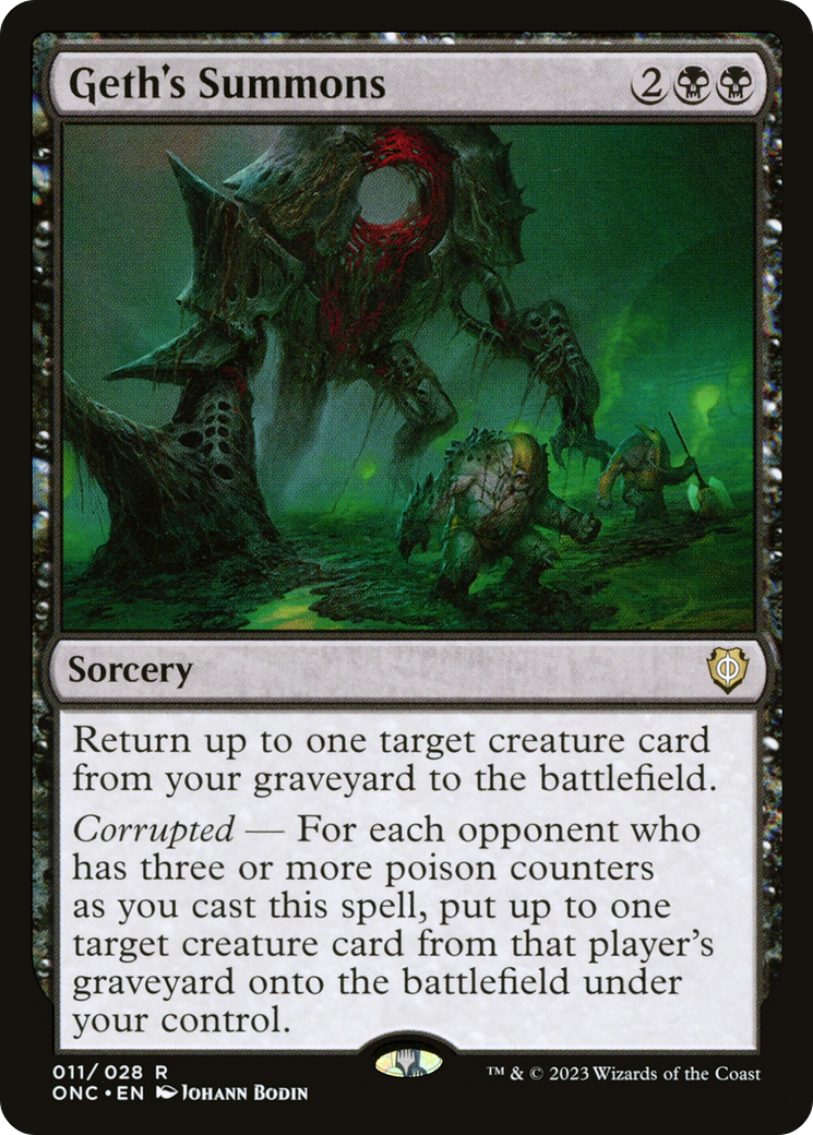 Magic: The Gathering - Geth's Summons - Phyrexia: All Will Be One Commander