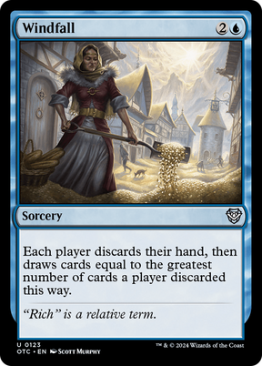 Magic: The Gathering - Windfall - Outlaws of Thunder Junction Commander