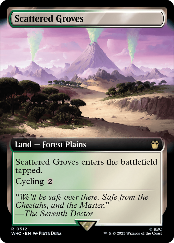 Magic: The Gathering - Scattered Groves Foil - Doctor Who