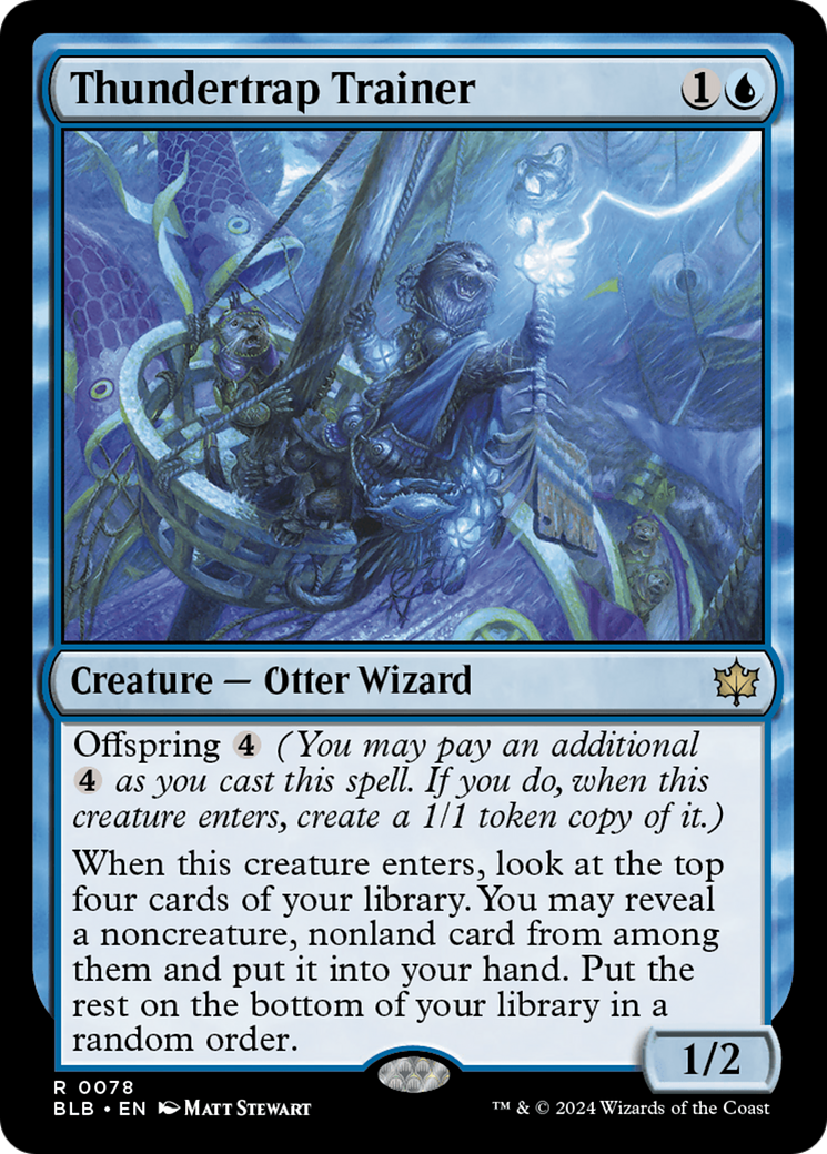 Magic: The Gathering - Thundertrap Trainer Foil - Bloomburrow