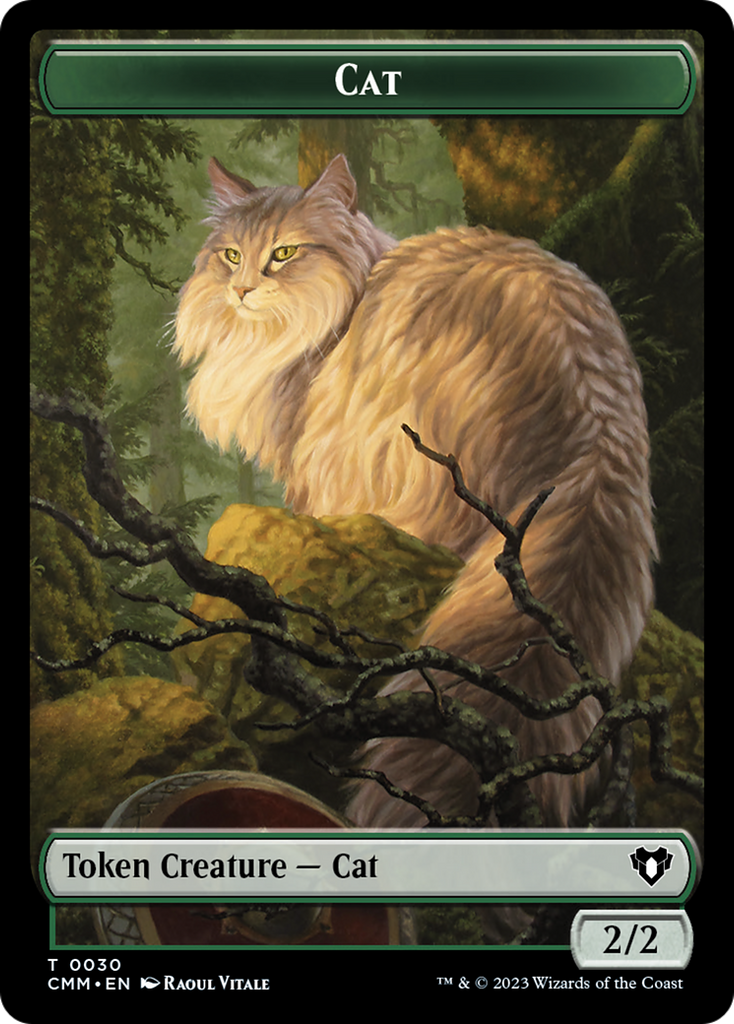 Magic: The Gathering - Cat Token - Commander Masters Tokens