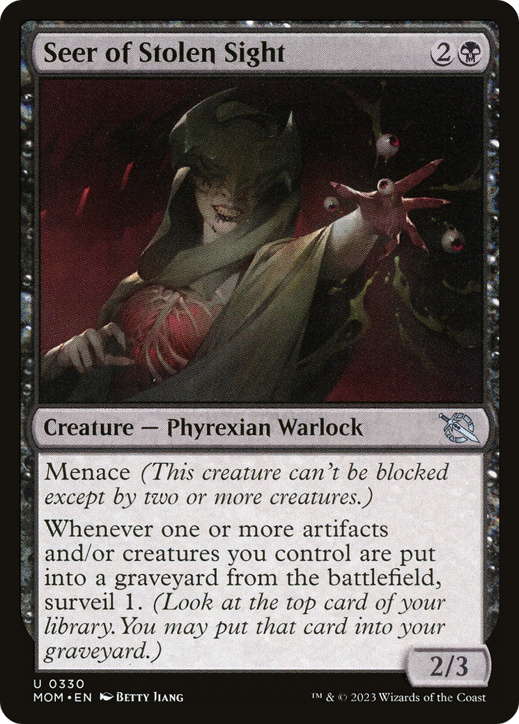 Magic: The Gathering - Seer of Stolen Sight - March of the Machine