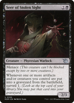 Magic: The Gathering - Seer of Stolen Sight - March of the Machine