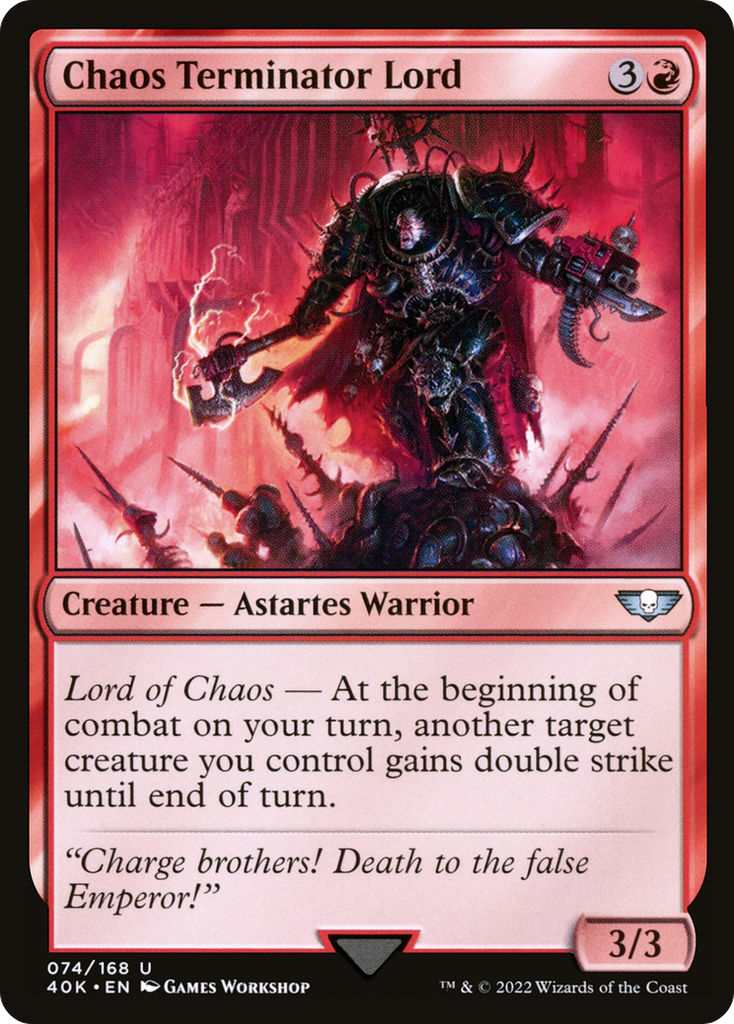 Magic: The Gathering - Chaos Terminator Lord - Warhammer 40000 Commander