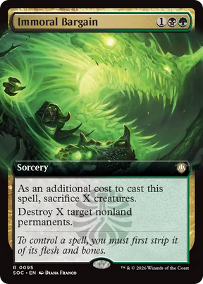 Magic: The Gathering - Immoral Bargain - Secrets of Strixhaven Commander