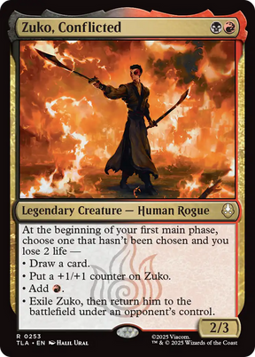 Magic: The Gathering - Zuko, Conflicted Foil - Avatar: The Last Airbender