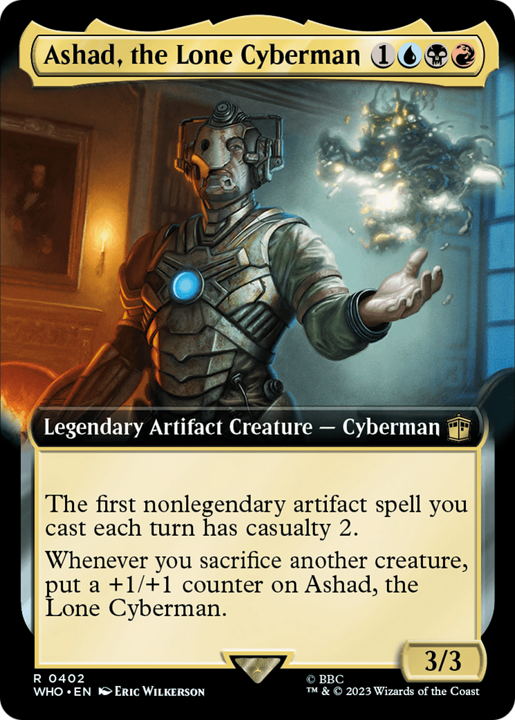 Magic: The Gathering - Ashad, the Lone Cyberman Foil - Doctor Who