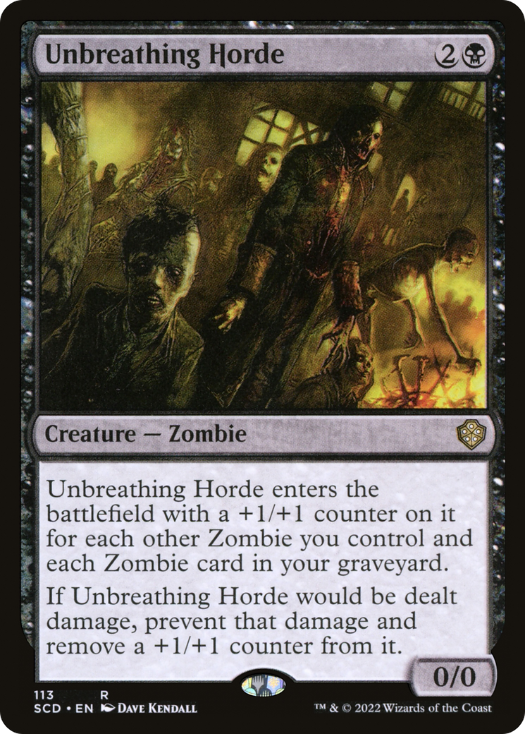 Magic: The Gathering - Unbreathing Horde - Starter Commander Decks