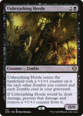 Magic: The Gathering - Unbreathing Horde - Starter Commander Decks