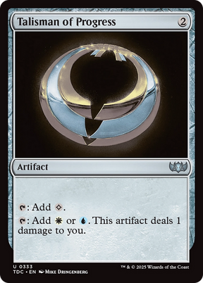 Magic: The Gathering - Talisman of Progress - Tarkir: Dragonstorm Commander