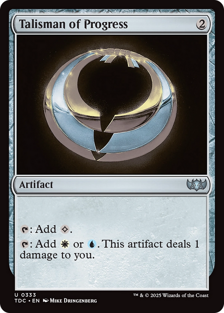 Magic: The Gathering - Talisman of Progress - Tarkir: Dragonstorm Commander