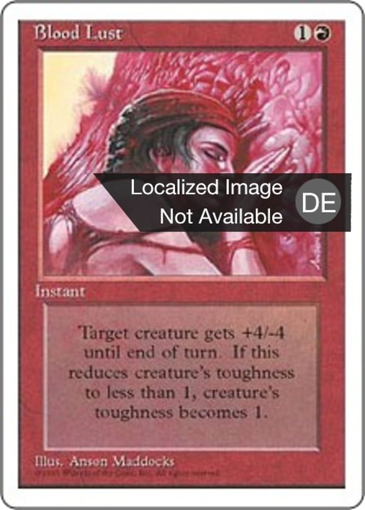 Magic: The Gathering - Blutrausch - Fourth Edition