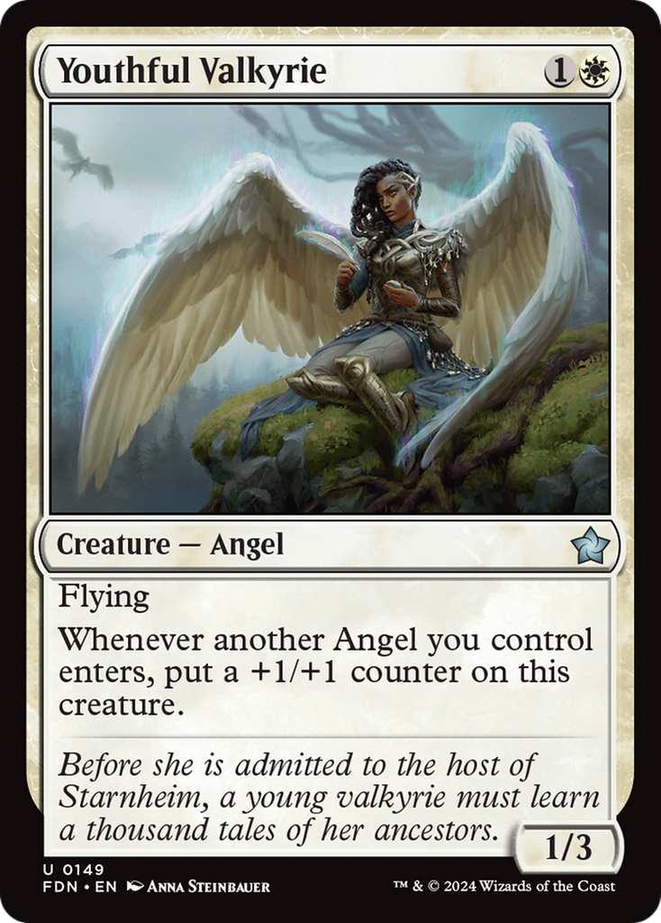 Magic: The Gathering - Youthful Valkyrie - Foundations