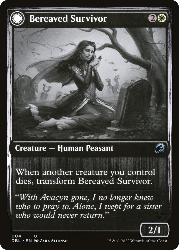 Magic: The Gathering - Bereaved Survivor // Dauntless Avenger - Innistrad: Double Feature