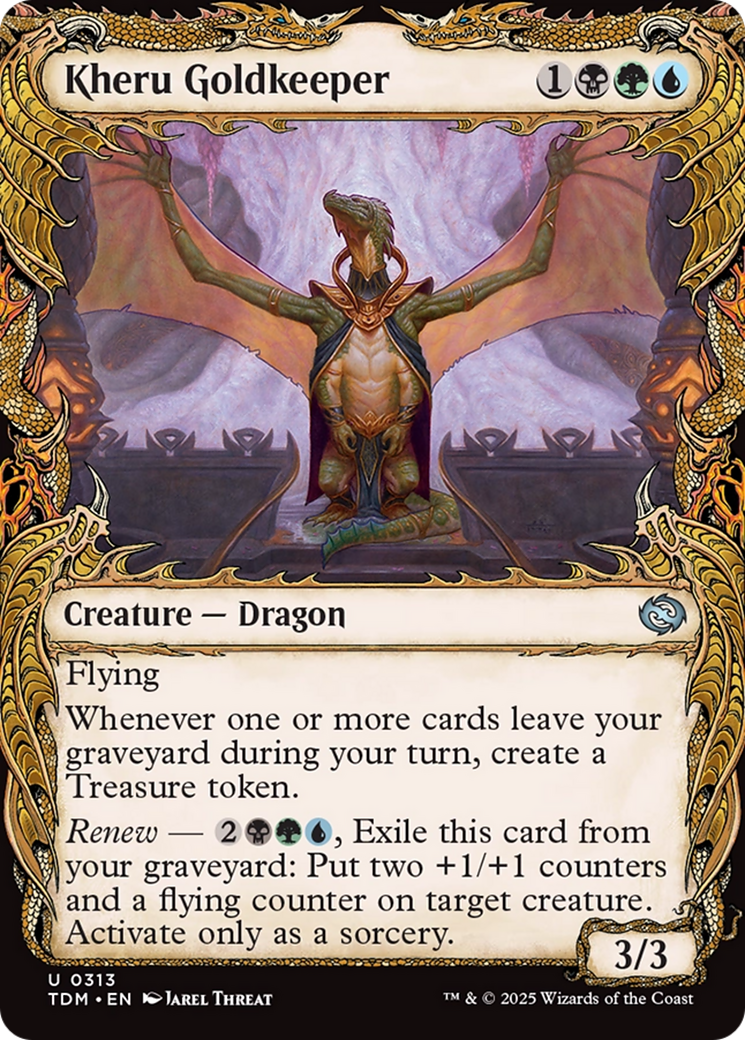 Magic: The Gathering - Kheru Goldkeeper Foil - Tarkir: Dragonstorm